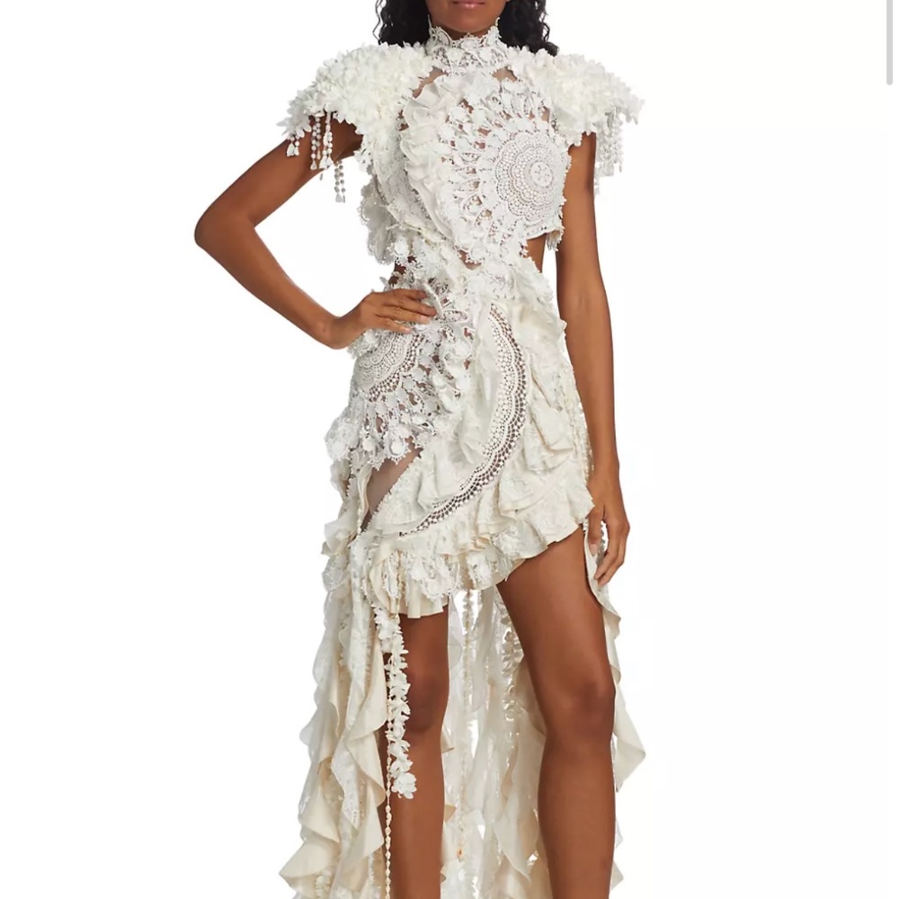 Zimmerman Wonderland Lace Frill Dress